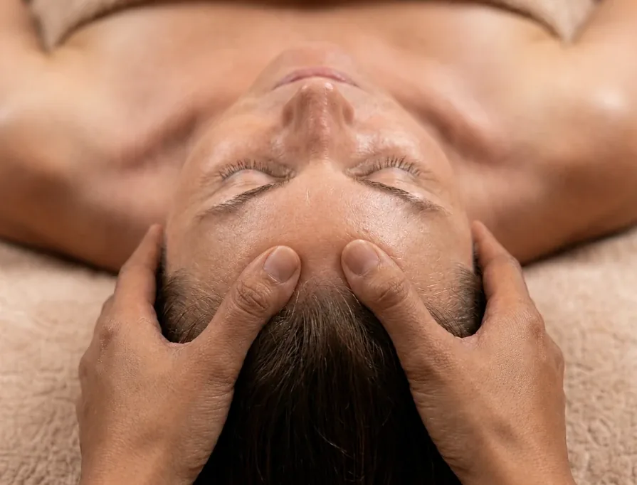 Spa facial treatment